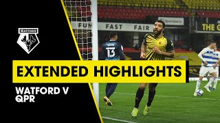 WATFORD V QPR  EXTENDED HIGHLIGHTS [upl. by Hirai]