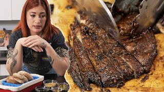 How to Turn MUSHROOMS Into STEAK  Vegan Portobello Mushroom Steak Recipe [upl. by Marget]