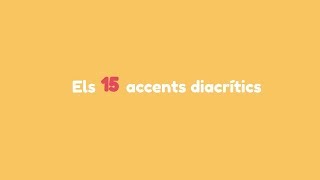 Els 15 accents diacrítics [upl. by Anayra]