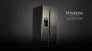 Vondom Heladera INVERTER No Frost Side By Side con Freezer 605 L [upl. by Cis533]