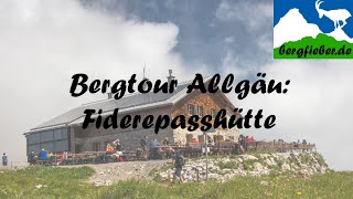 Bergtour Allgäu Wanderung zur Fiderepasshütte [upl. by Eli]