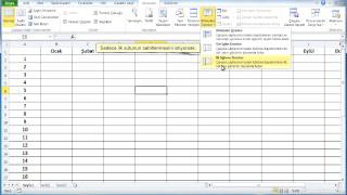 Excel  Satır ve sütun sabitleme dondurma [upl. by Inna768]