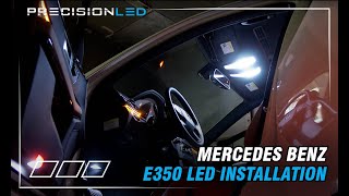 Mercedes Benz E350 LED Install  W212 2009 [upl. by Attolrahc]