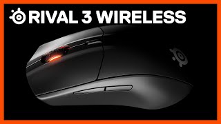 Rival 3 Wireless Gaming Mouse with 400Hour Battery Life  SteelSeries [upl. by Ilatfen298]