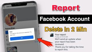 How to Report Facebook Account Permanent Delete  FB Account Kaise Report Karen [upl. by Eiser]