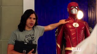 The Flash  Season 4  Cisco Explains About Barrys New Suit  The CW [upl. by Onaimad]