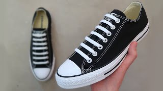 HOW TO BAR LACE CONVERSE BEST WAY [upl. by Monetta]