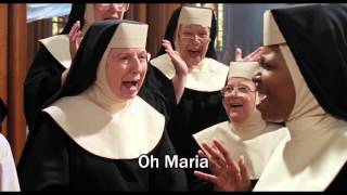 Sister Act 1992  quotOh Mariaquot  VideoLyrics HD [upl. by Iah402]