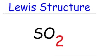 SO2 Lewis Structure  Sulfur Dioxide [upl. by Klockau]