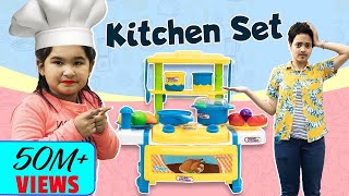 Kids PRETEND Play Cooking KITCHEN Set  ToyStars [upl. by Lydie]