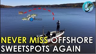 How to Hit Offshore Structure First Cast Every Time  Offshore Bass Fishing Tips [upl. by Moberg789]