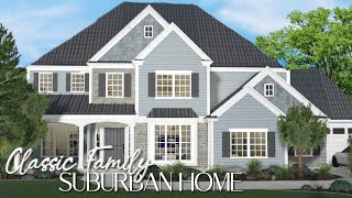 BLOXBURG Classic Family Suburban Home  Part 1 [upl. by Ardeid]