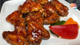 How to make Sweet Honey Sticky BBQ Chicken Wings  Secret Recipe Revealed [upl. by Backer]