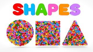 Learn Shapes with Color Balls  Colors Videos Collection for Children [upl. by Netram]