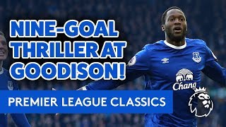 LUKAKU HITS FOUR IN NINEGOAL THRILLER  PL CLASSICS EVERTON 63 BOURNEMOUTH [upl. by Ahsemrac]