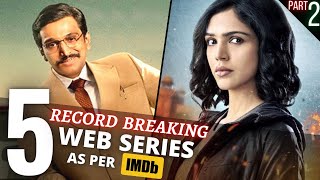 TOP 5 Indian WEB SERIES in 2020 Beyond Imagination😳 IMDB Highest Rating Ever PART 2 [upl. by Nytsyrk]