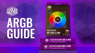 HOW TO Cooler Master ARGB Setup and Install Guide  MF120R ARGB [upl. by Newol33]