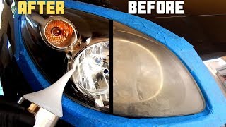 How To Restore Headlights PERMANENTLY  Headlight Atomizing Cup [upl. by Tann]