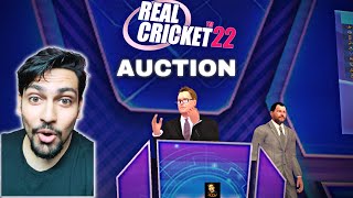 RCPLIPL Auction Live  Real Cricket 22 Auction Live  RtxVivek [upl. by Meeka]