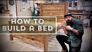 DIY Bed Build  How to Build a Bed [upl. by Arob]