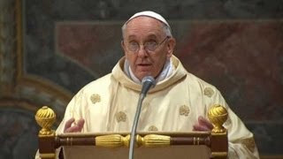 Pope Francis first Mass as Pontiff  in full [upl. by Calvert]