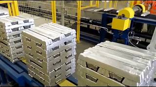 Aluminum ingot production process [upl. by Lorou45]