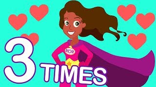 3 Times Table Song  LEARN MATH for Kids Multiplication Song X3 [upl. by Adaval]