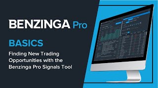 Learn How to Use the Benzinga Pro Signals Tool [upl. by Sadie]