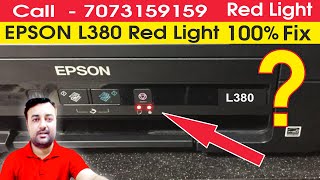 Epson l380 L220 L360 Service Required Red Light Blinking problem Solution [upl. by Berthold]