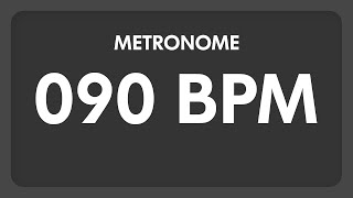 90 BPM  Metronome [upl. by Mahtal]