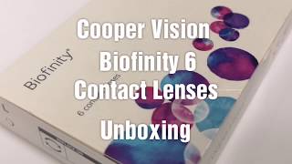 CooperVision Biofinity 6 Contact Lenses Unboxing  Vision Care  Best Contact Lenses [upl. by Neeoma]