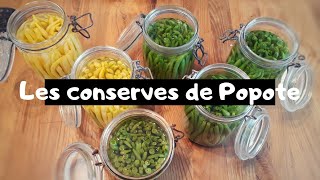 CONSERVES DE HARICOTS VERTS AU NATUREL endirectdupotager [upl. by Adoh570]