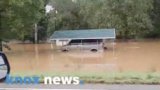 Severe flooding hits Waverly Tennessee [upl. by Yxor54]