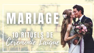 10 rituels de cérémonie LAÏQUE pour votre mariage [upl. by Ynneb]