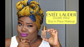 Estee Lauder Double Wear Stay in Place Foundation  6W2 Nutmeg [upl. by Yzzo]