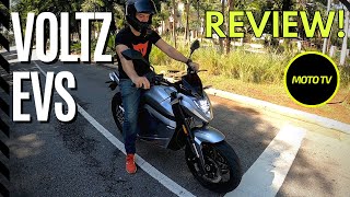 Voltz EVS Review Completo da Moto Elétrica  MotoTV [upl. by Aceber]