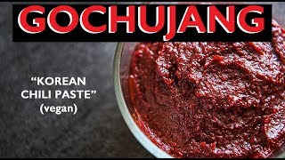 Korean Chili Paste EASY 5 MIN RECIPE How to make Gochujang 고추장 [upl. by Basilio]