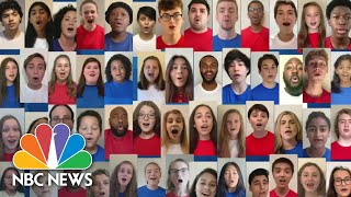 Watch Singers From Around The US Sing The National Anthem To Open The DNC  NBC News [upl. by Ecaj113]