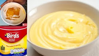 QUICK AND EASY CUSTARD RECIPE 2 WAYSBIRDS CUSTARD RECIPE [upl. by Verna]