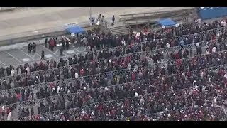 MASSIVE MAGA CROWD HUGE President Trump Fans Ahead of Wildwood NJ RALLY [upl. by Arahd]