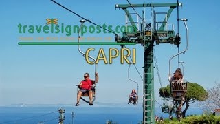 Capri Live from the Monte Solaro Chair Lift [upl. by Eizle477]