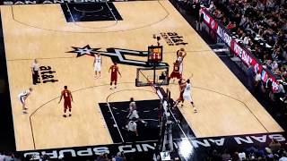 Spurs vs Cavs ATampT CenterThe quotSpurs Experiencequot [upl. by Imij]