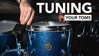 How To Tune Your Toms  Drum Lesson [upl. by Oicaro]