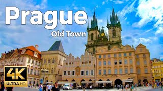 Prague Czech Republic Walking Tour Part 1  Old Town 4k Ultra HD 60fps – With Captions [upl. by Nrobyalc841]