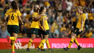 Match Highlights  Westfield Matildas v New Zealand  International Friendly [upl. by Pacian]