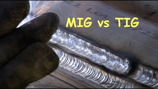 Welding Aluminum TIG vs MIG Spool Gun [upl. by Pironi284]