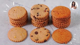 🍪1 masa 3 galletas súper fáciles y saludables  Auxy [upl. by Novahc196]