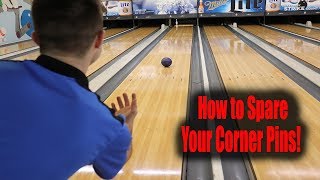 BOWLING  HOW TO SPARE YOUR CORNER PINS [upl. by Edny]