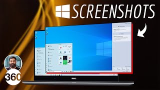 How to Take Screenshots in Windows 10 Laptops and Desktops 4 Easy Ways to Take Screenshots [upl. by Eiruam]