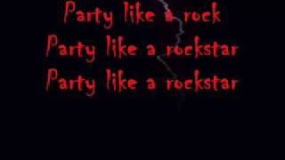 Da Shop Boyz  Party Like A Rockstar With Lyrics [upl. by Nawat162]